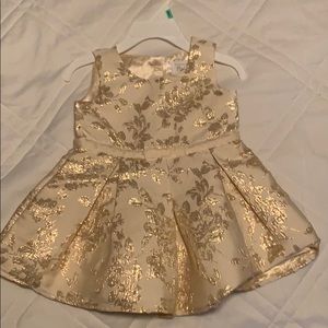 Gold dress 12-18months